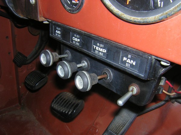 cj7 heater controls